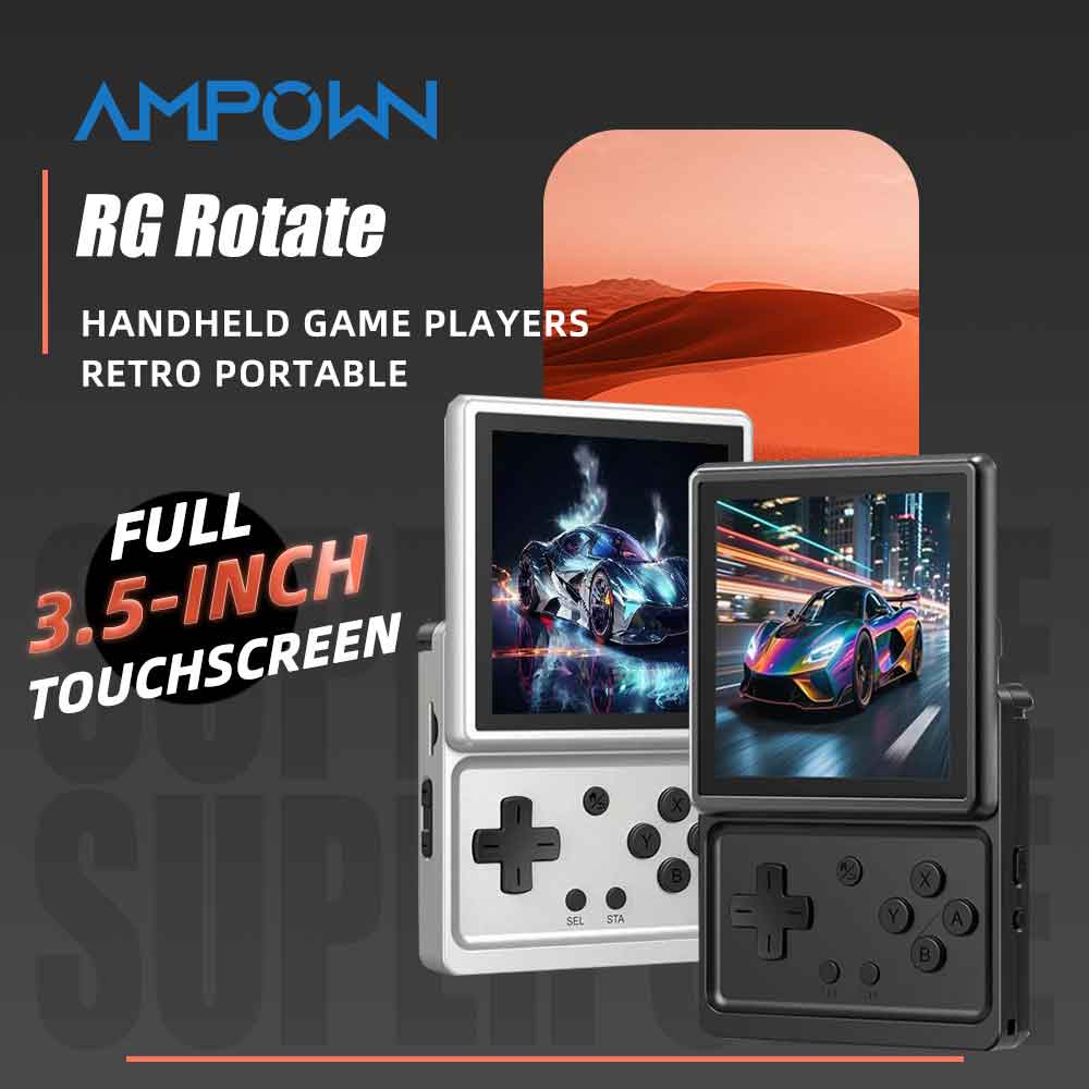 Gaming Console Handheld Android - ANBERNIC RG Rotate Android Handheld Game