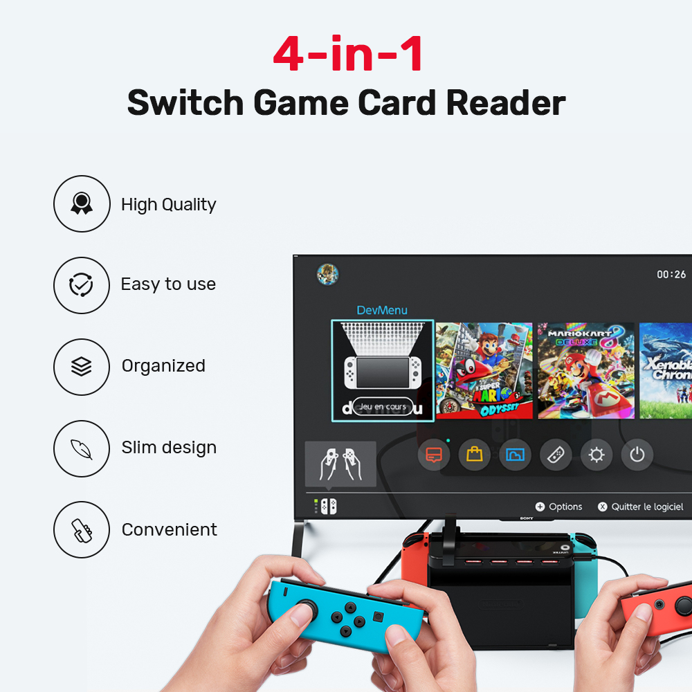 Nintendo Console Switch Lite - G1002D Portable Game Card Reader for