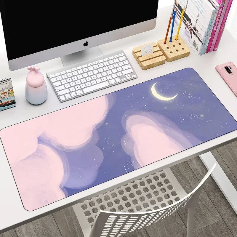 Gaming Console Cloud - Purple Cute Cloud Gaming Mouse Pad