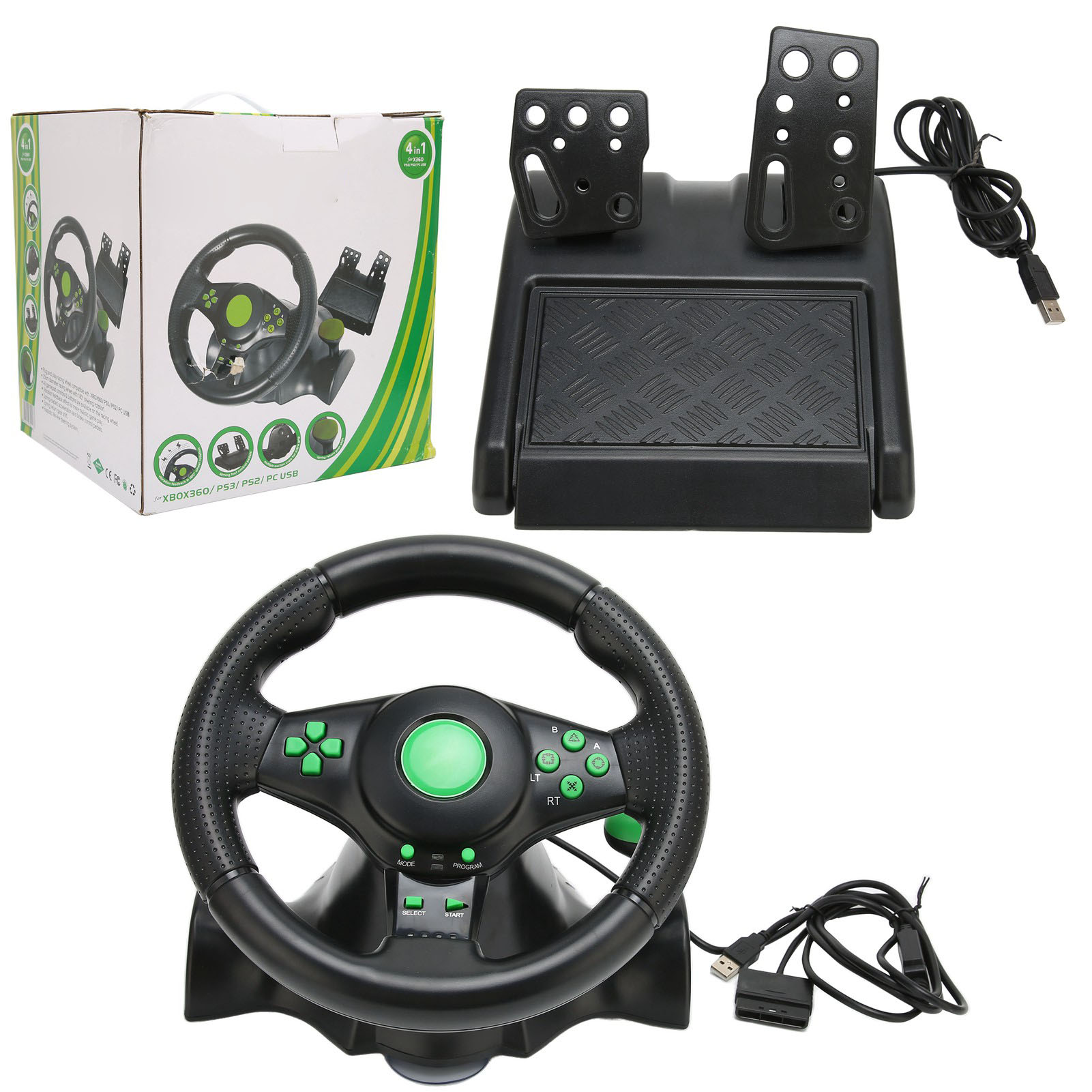 Racing Pedal Set - PC Racing Wheel Game Steering Wheel