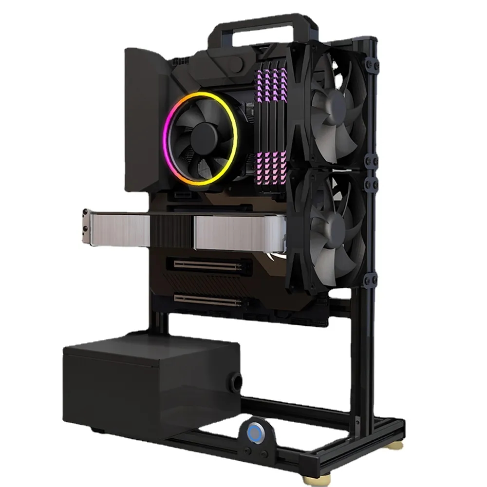 MOD ATX Open PC Case Frame For - Gaming Console Tower ulasan dan harga