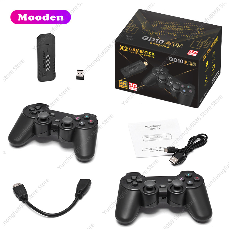 L GD10 Plus Game Stick 4k Blac - Gaming Console X2 ulasan dan harga