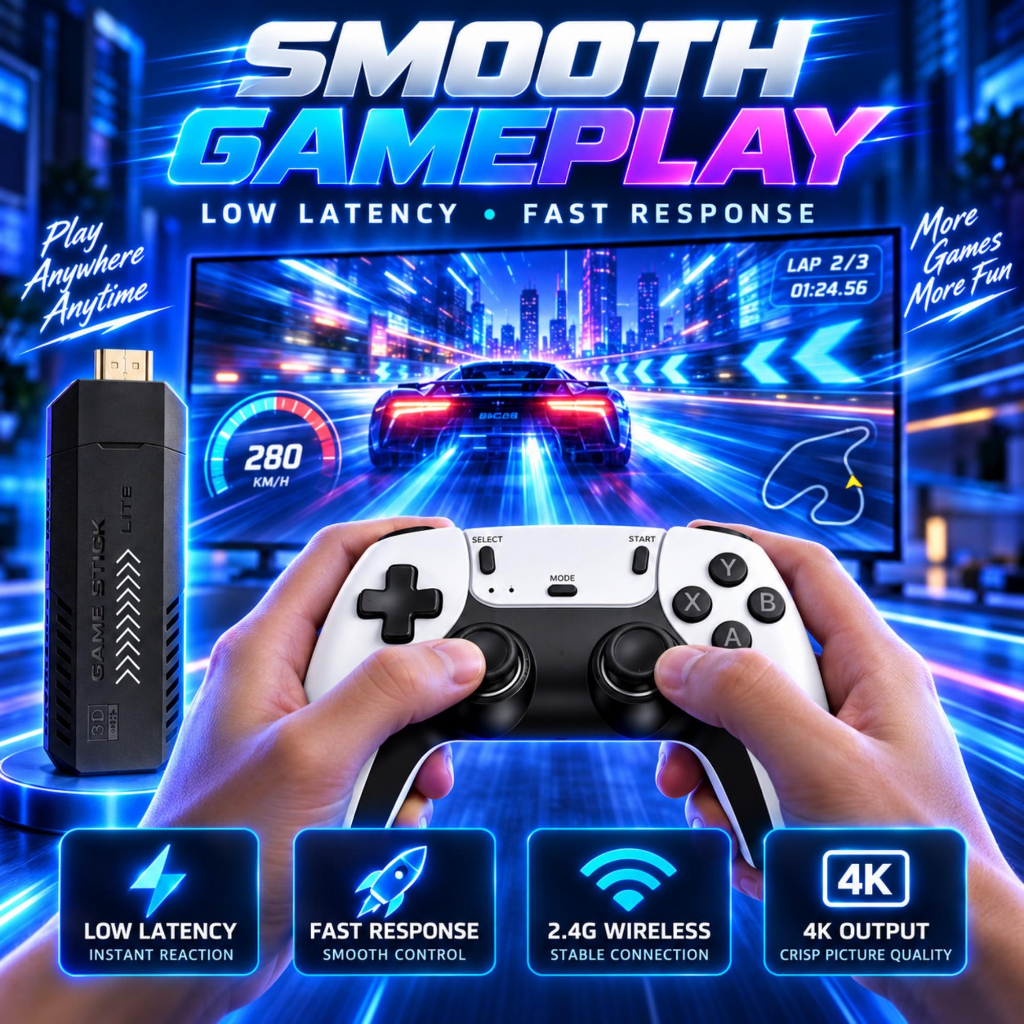 X2 PRO Game Stick 4K HD TV Vid - Gaming Console X2 ulasan dan harga