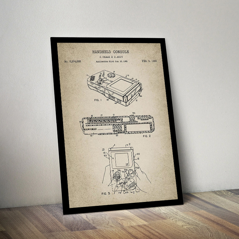 Vintage Game Console Blueprint - Gaming Console Tower ulasan dan harga