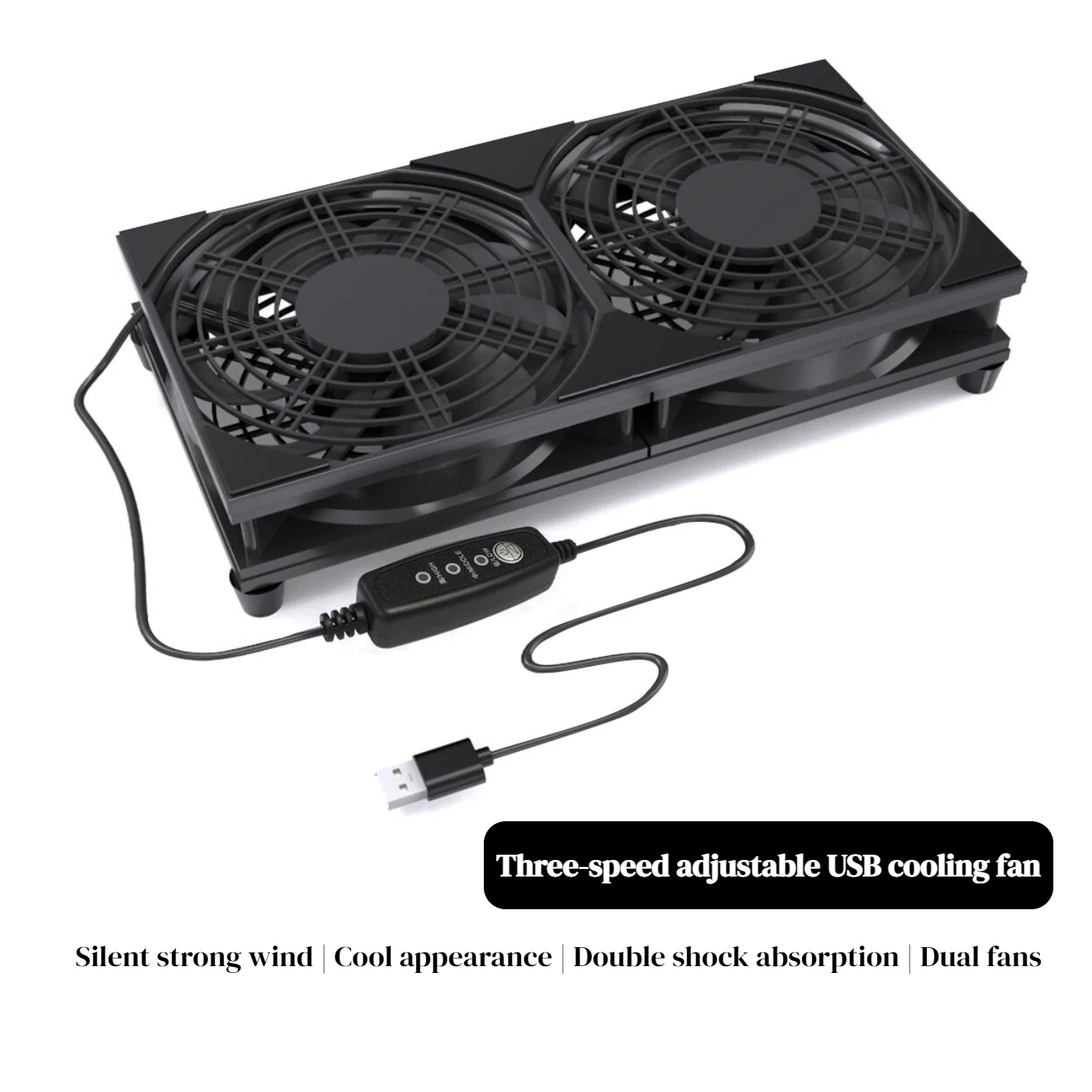 Dual USB Cooling Fan with 3-Sp - Gaming Consoles ulasan dan harga