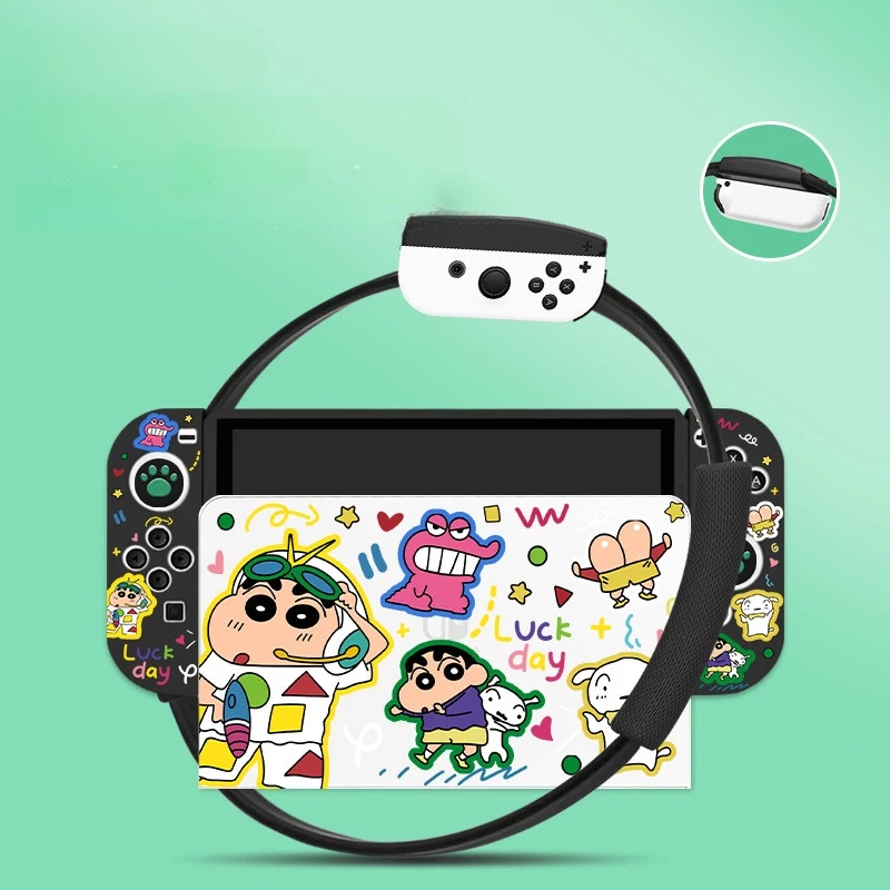 Kawaii Cartoon Crayon Shin-Cha - Gaming Console Nintendo Switch Oled Model ulasan dan harga