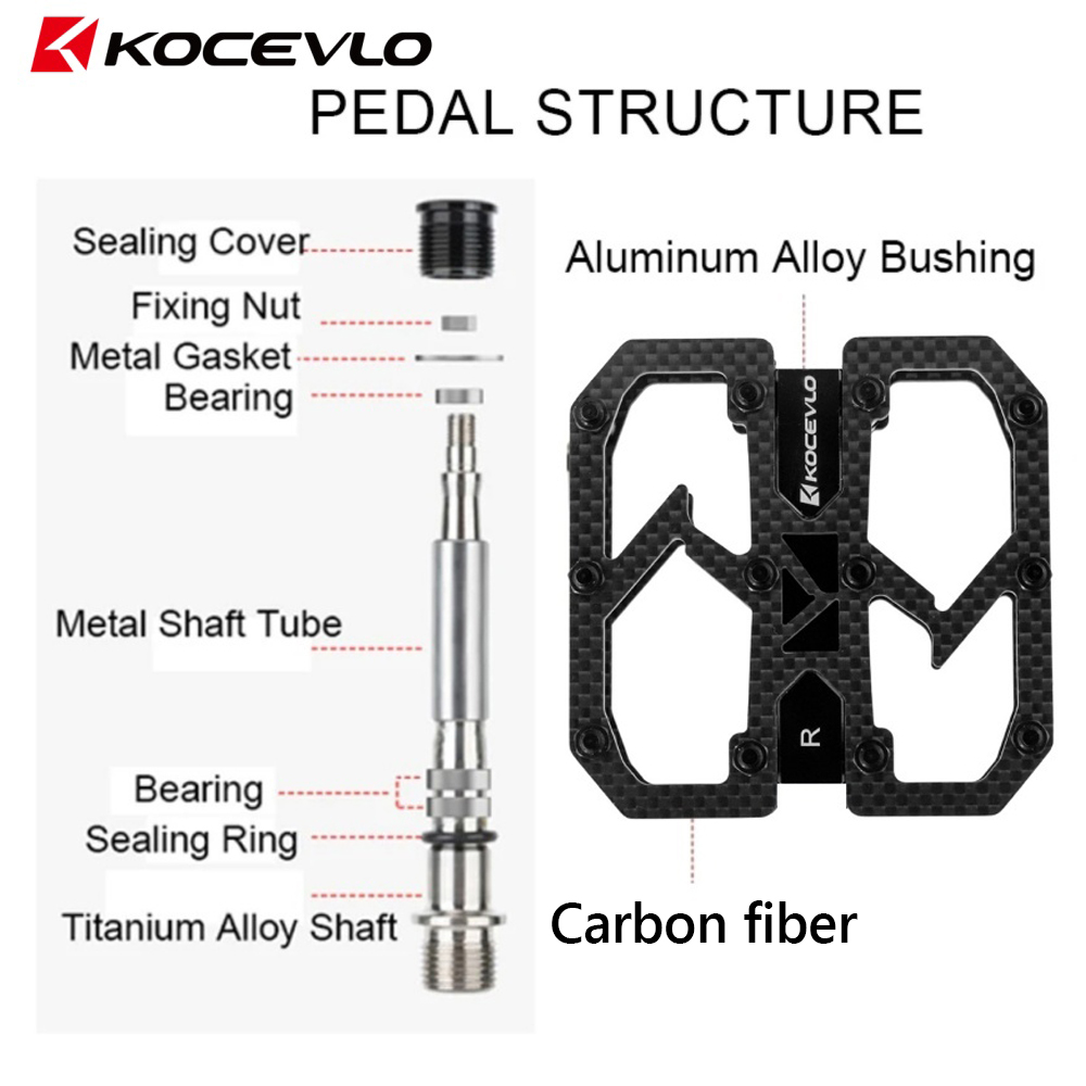 KOCEVLO Carbon Fiber Pedal Ult - Racing Pedal Set ulasan dan harga