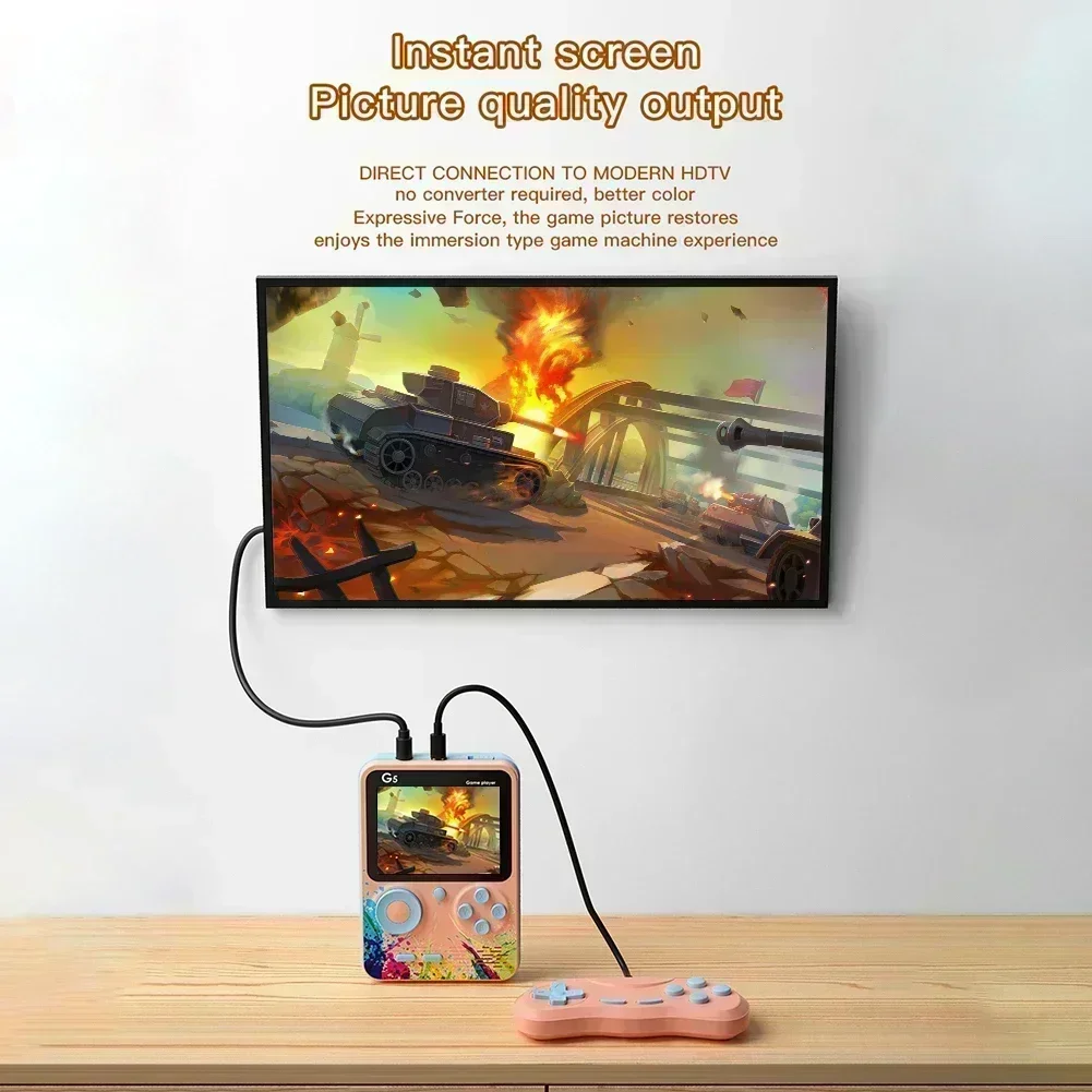 Retro G5 Portable Handheld Gam - Gaming Console Under 500 ulasan dan harga