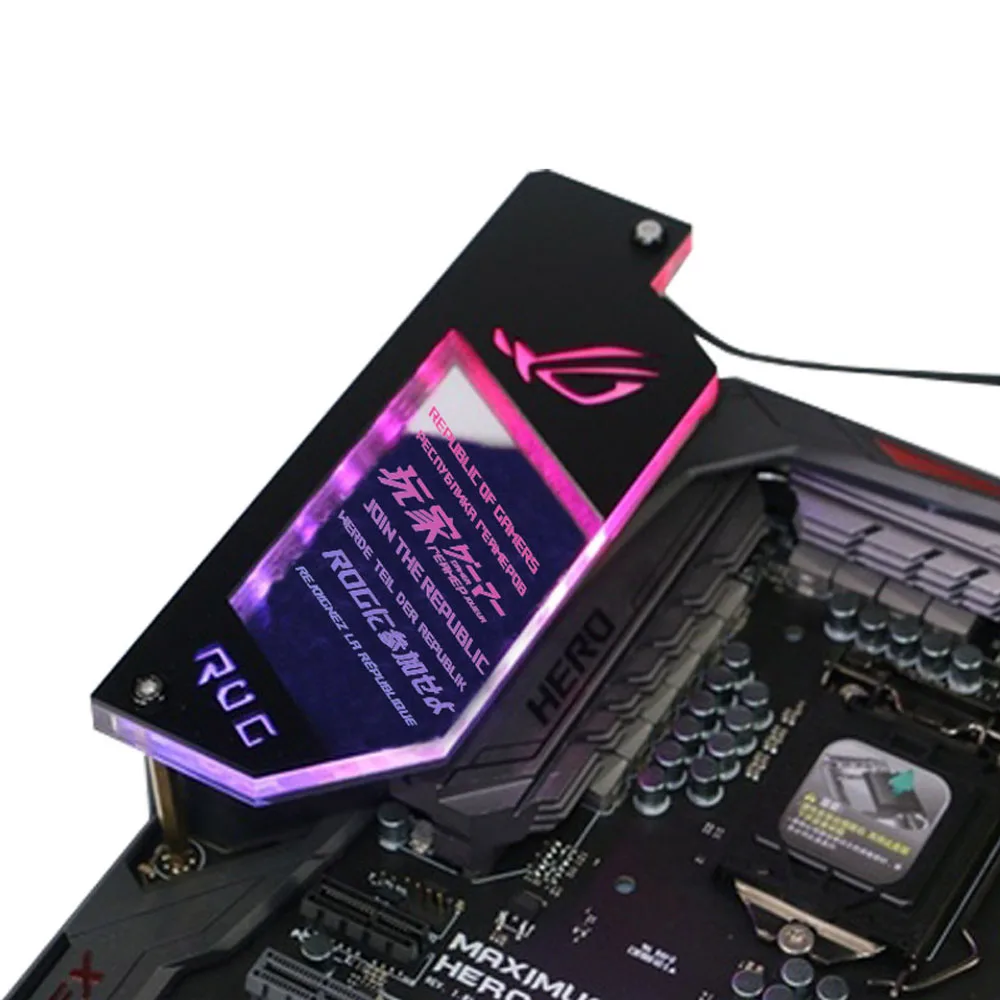 ATX IO ARGB Lighting Panel DIY - Gaming Console Tower ulasan dan harga