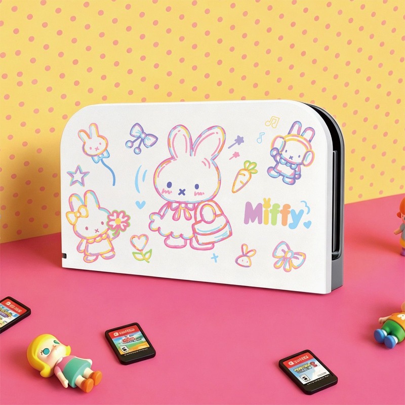 Cute Miffy Gaming Console Prot - Gaming Console Nintendo Switch Oled Model ulasan dan harga