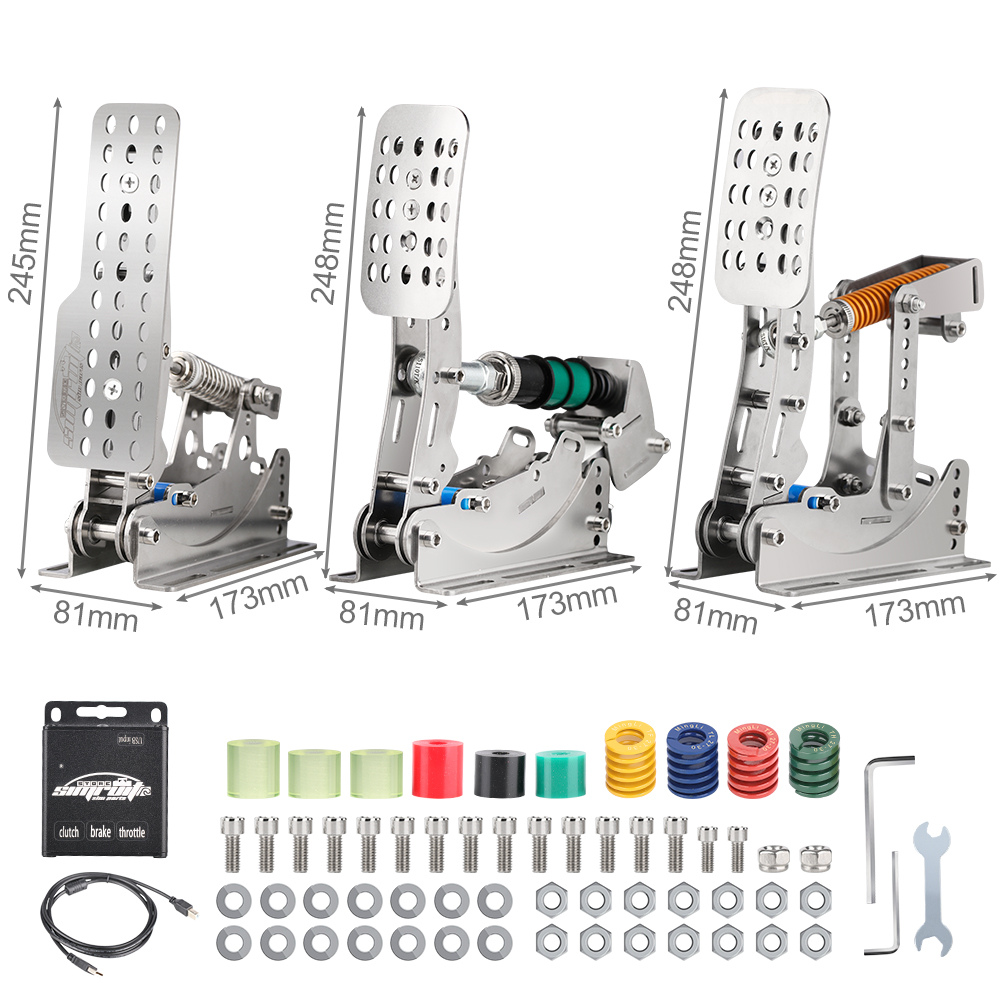 SimRuito Sim Racing LoadCell P - Racing Pedal Set ulasan dan harga