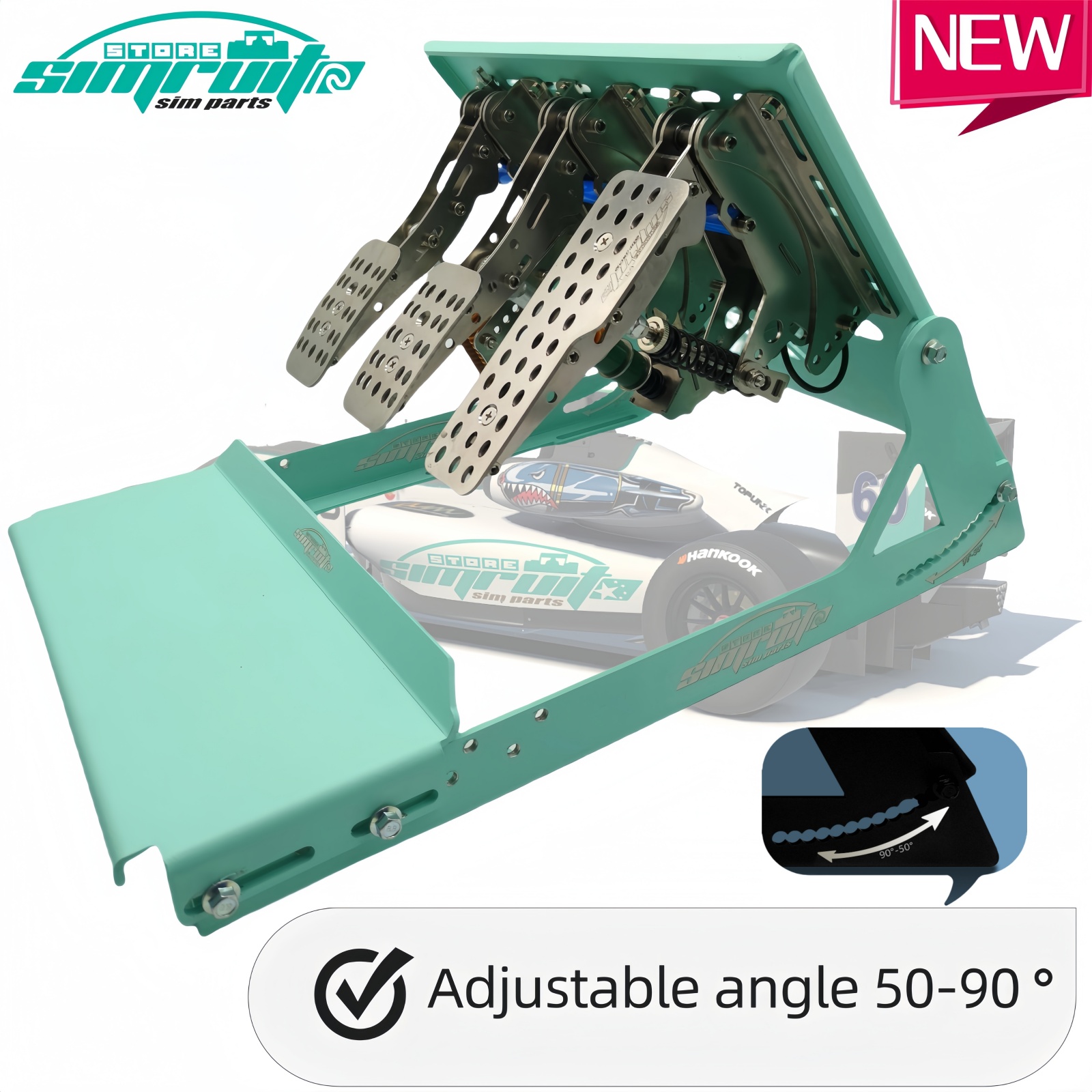 SimRuito Driving Simulator Ped - Racing Pedal Set ulasan dan harga