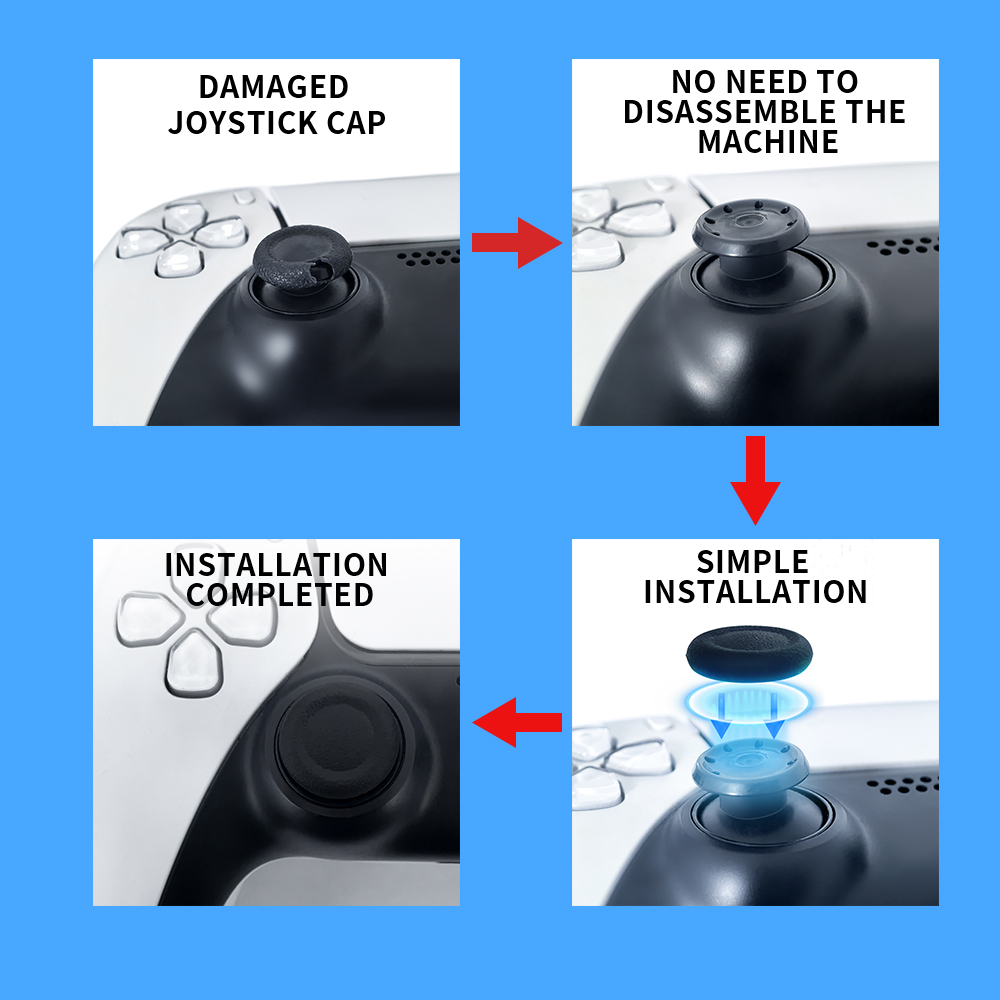 2-6 Pcs Non-Skid Thumb Grip Ca - Gaming Console Repair ulasan dan harga
